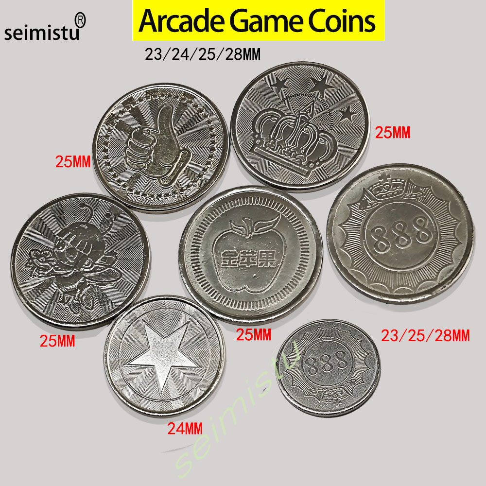 Arcade Toy Vending Machine - 100 adet Paslanmaz Çelik 23/24/25 mm